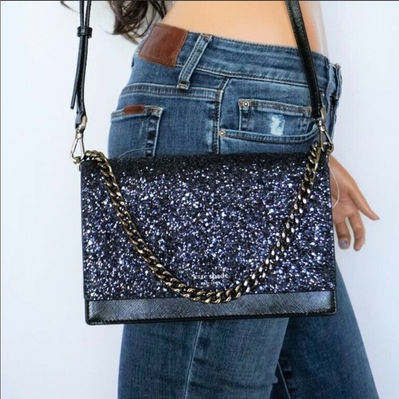 Kate Spade Glitter Cameron Crossbody Bag/ Clutch - Picture 4 of 7